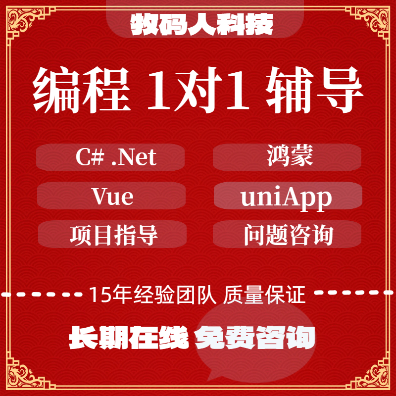 编程 1对1 指导